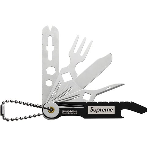 Supreme Supreme®/Swiss Advance Crono N5 Pocket Knife - Black