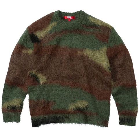 トップス Supreme Brushed Mohair Sweater camo Supreme®/JUNYA WATANABE COMME des GARÇONS MAN Brushed Camo Sweater