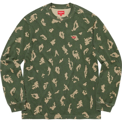 Supreme Small Box L/S Tee - Olive Russian Camo