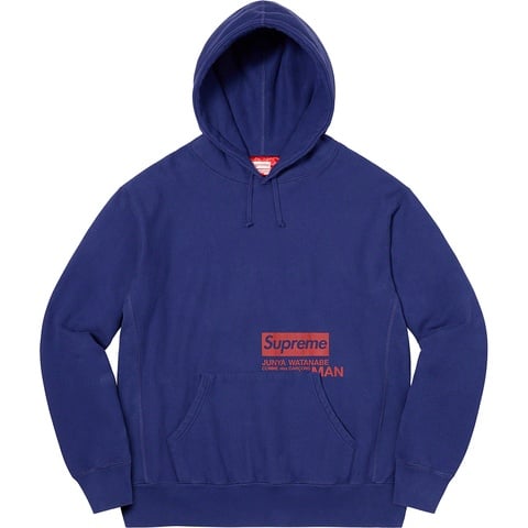 トップス Supreme / JUNYA WATANABE Box Logo Hoodie Supreme JUNYA WATANABE CDG MAN Customized Box Logo Hoodie Grey