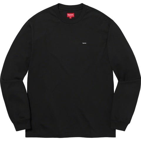 Supreme Small Box L/S Tee - Black