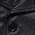 Supreme Supreme JUNYA WATANABECOMME des GARÇONS MAN SchottLeather Peacoat (FW21) - Black