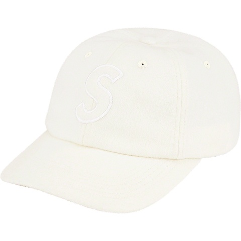 Supreme Wool S Logo 6-Panel - White