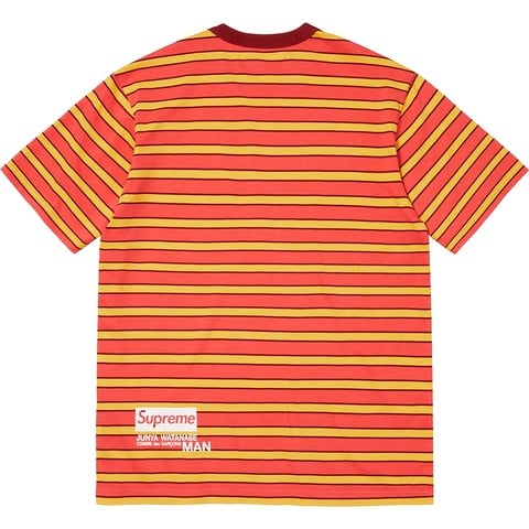 Supreme Supreme®/JUNYA WATANABE COMME des GARÇONS MAN Stripe S/S Top - Dark Red