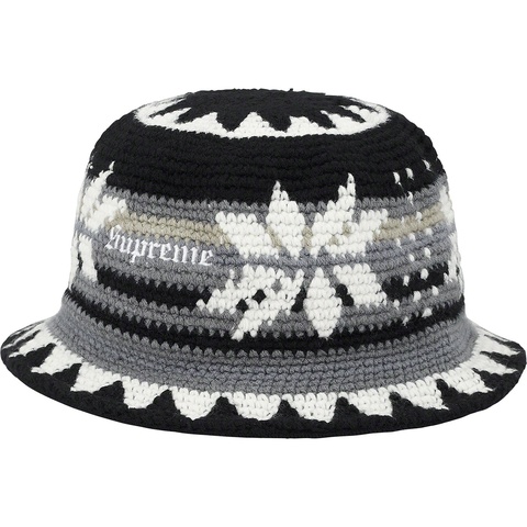 Supreme Snowflake Crochet Crusher - Black