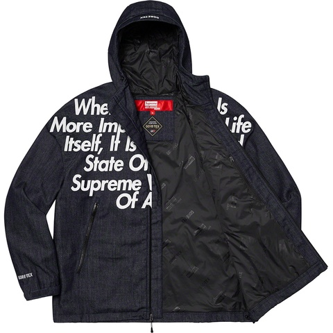 Supreme®/JUNYA WATANABE COMME des GARÇONS MAN GORE-TEX Denim Parka