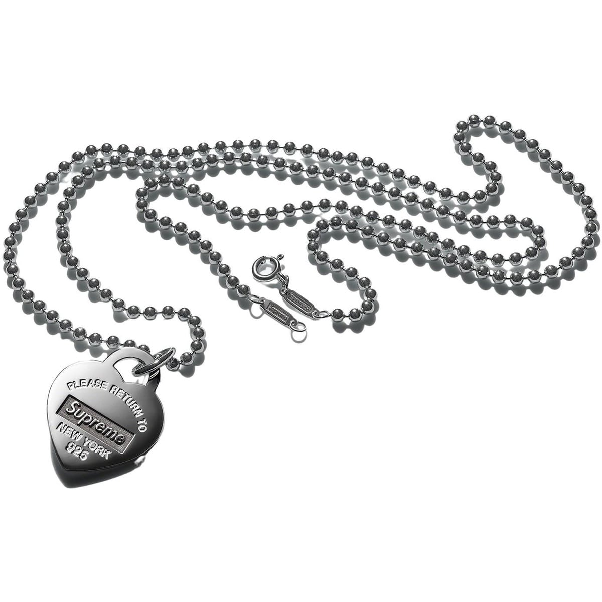 Supreme®/Tiffany & Co. Return to Tiffany Heart Tag Pendant
