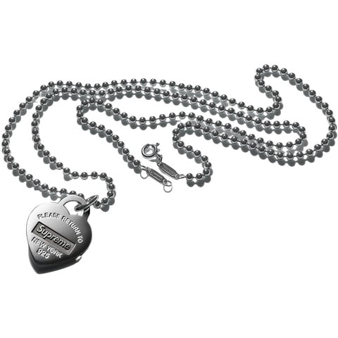 Supreme®/Tiffany & Co. Return to Tiffany Heart Tag Pendant - Supreme