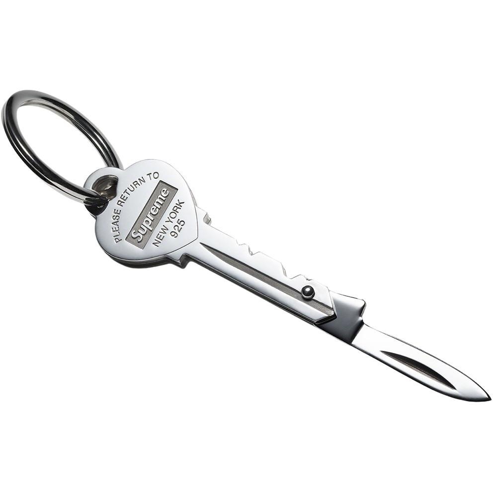 Supreme®/Tiffany & Co. Return to Tiffany Heart Knife Key Ring Supreme®/Tiffany & Co. Return to Tiffany Heart Knife Key Ring