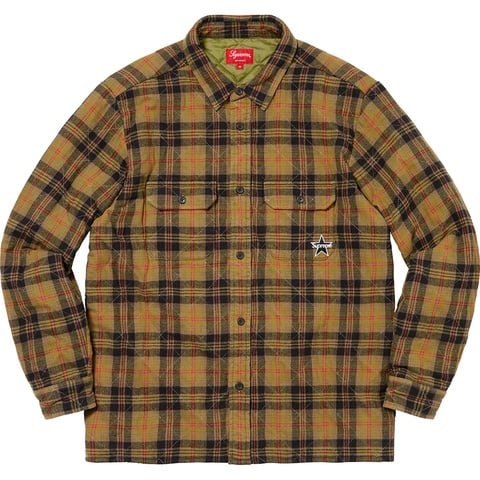Quilted Plaid Flannel Shirt - fall/winter 2021 - Supreme
