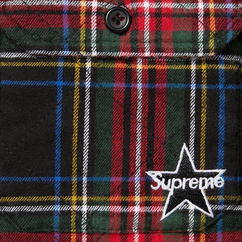 Quilted Plaid Flannel Shirt - fall/winter 2021 - Supreme