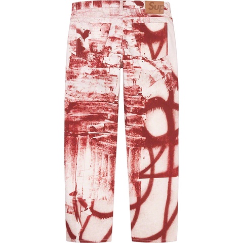 Supreme Christopher Wool/SupremeRegular Jean - Red