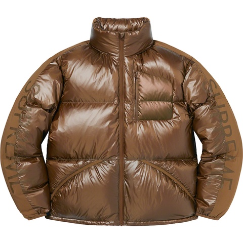 Supreme Featherweight Down Jacket - Brown