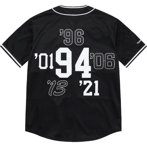 Supreme Supreme®/Mitchell & Ness® Patchwork Baseball Jersey - Black