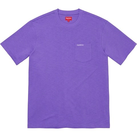 Supreme S/S Pocket Tee - Violet