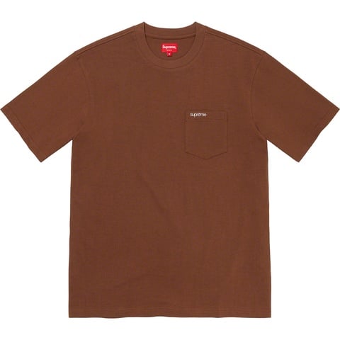Supreme S/S Pocket Tee - Brown