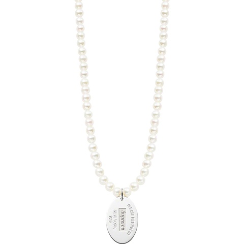 【つ】Supreme Tiffany Pearl Necklace Supreme®/Tiffany & Co. Return to Tiffany Oval Tag Pearl Necklace