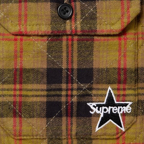 Quilted Plaid Flannel Shirt - fall/winter 2021 - Supreme