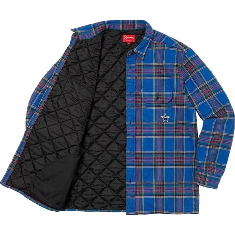 Quilted Plaid Flannel Shirt - fall/winter 2021 - Supreme Quilted Plaid Flannel Shirt - fall/winter 2021 - Supreme