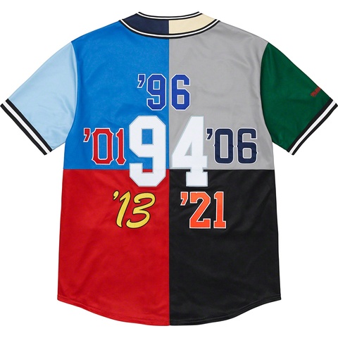 Supreme®/Mitchell & Ness® Patchwork Baseball Jersey - Supreme