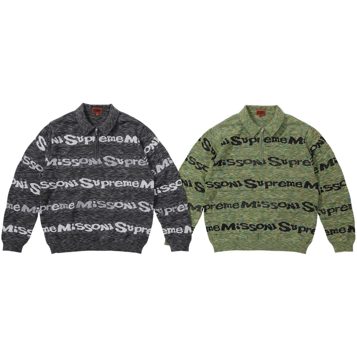 Supreme Supreme®/Missoni® Zip L/S Polo (fall/winter 2021) - $228.00
