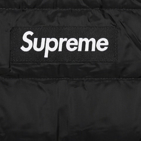 Supreme Micro Down Half Zip Hooded Pullover - Black