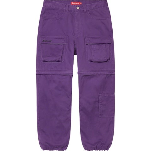 Supreme Zip-Off Utility Pant - Purple