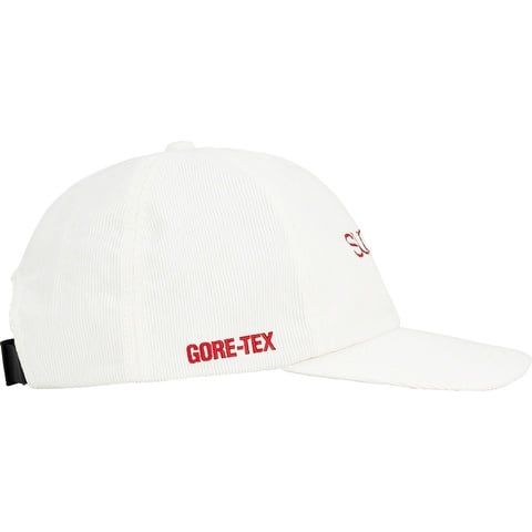 Supreme GORE-TEX Corduroy Classic Logo 6-Panel - White