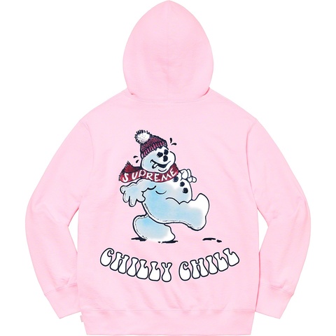 Supreme Snowman Hooded Sweatshirt - Light Pink