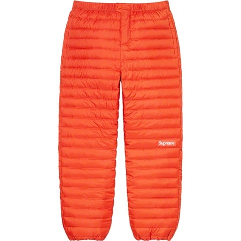 Supreme Micro Down Pant - Dark Orange