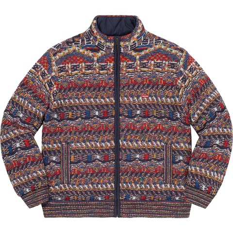 Supreme Supreme®/Missoni® Reversible Knit Jacket - Navy