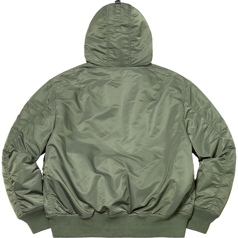 超激レア supreme 21AW Hooded MA-1 ミリタリー ボンバー Hooded MA-1 - fall/winter 2021 - Supreme