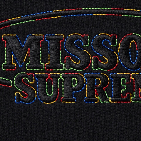 Supreme Supreme®/Missoni® Hooded Sweatshirt - Black
