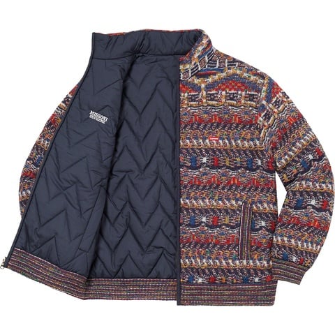 Supreme Supreme®/Missoni® Reversible Knit Jacket - Navy