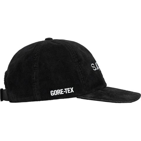 帽子 Supreme GORETEX Classic Logo 6Panel 21FW Buy Supreme GORE-TEX Corduroy Classic Logo 6-Panel 'Black