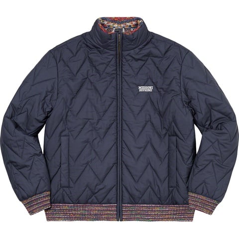Supreme Supreme®/Missoni® Reversible Knit Jacket - Navy