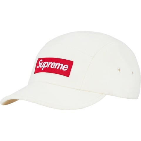 Supreme Wool Camp Cap - White