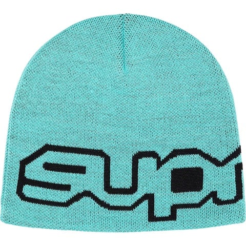 Supreme Wrap Logo Beanie - Turquoise