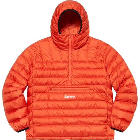 Micro Down Half Zip Hooded Pullover - Supreme