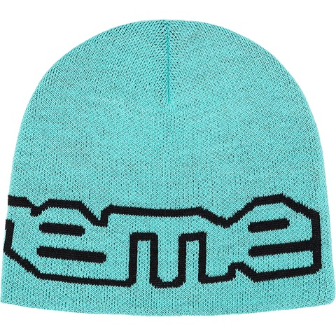 Supreme Wrap Logo Beanie - Turquoise