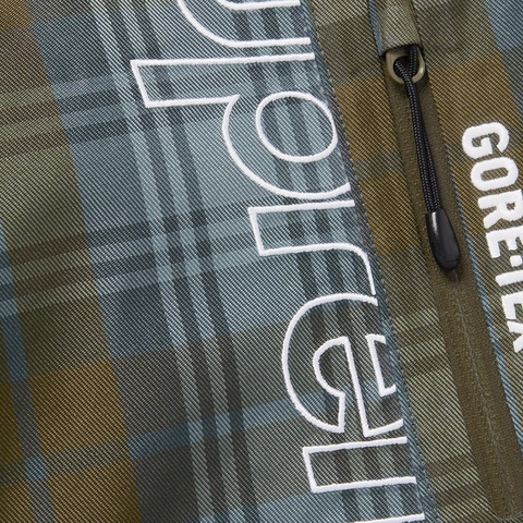 Supreme GORE-TEX Tech Shell Jacket - Olive Plaid