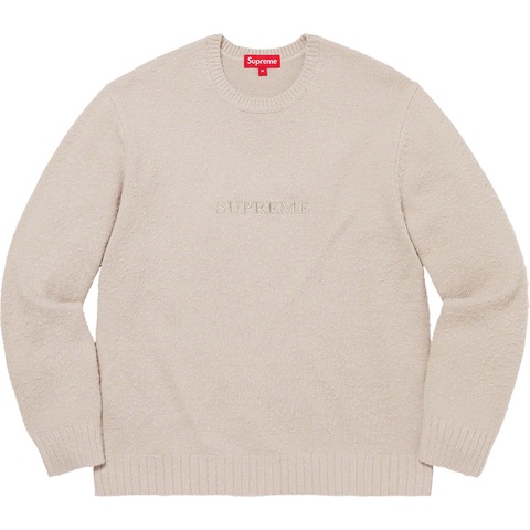 Supreme Pilled Sweater - Light Brown