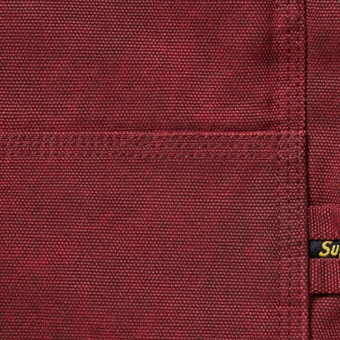 Supreme Canvas Double Knee Painter Pant - Red