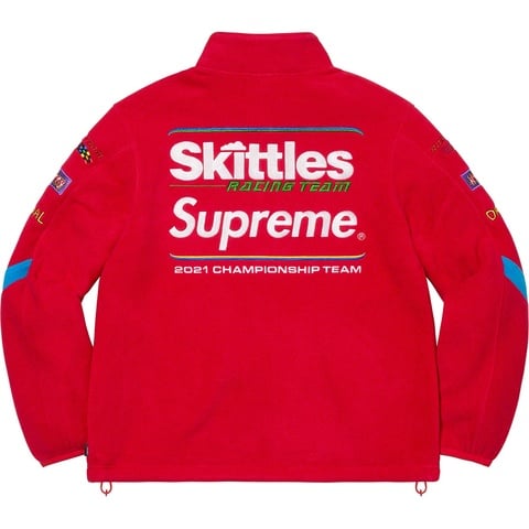Supreme Supreme®/Skittles®/<wbr>Polartec® Jacket - Red