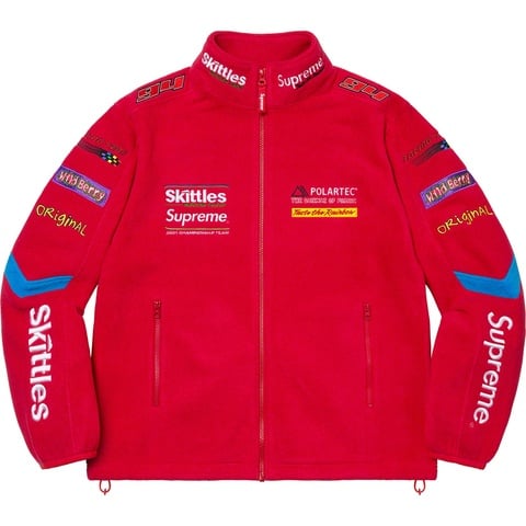 Supreme Supreme®/Skittles®/<wbr>Polartec® Jacket - Red