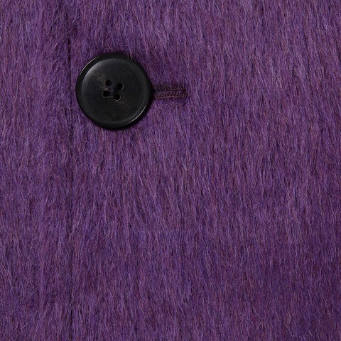 Supreme Alpaca Overcoat - Purple