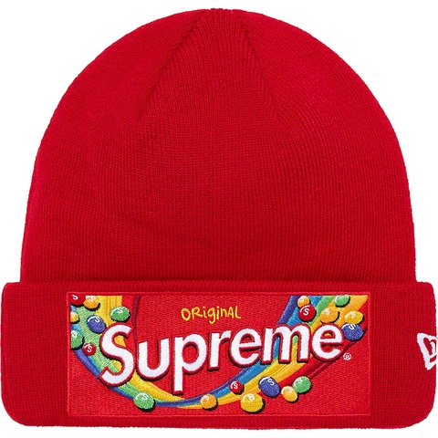 Supreme Supreme®/Skittles®/<wbr>New Era® Beanie - Red