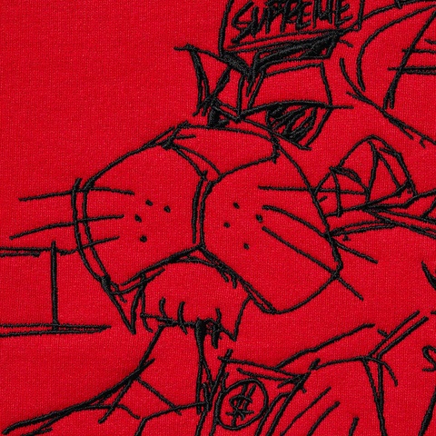 Supreme Dice Crewneck - Red