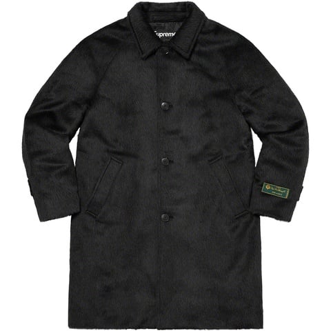 Supreme Alpaca Overcoat - Black