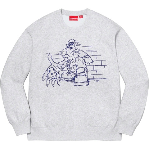 Supreme Dice Crewneck - Ash Grey